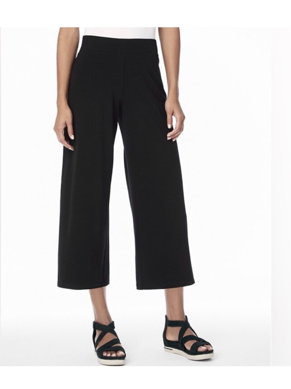Eileen Fisher Women's Black Capris
